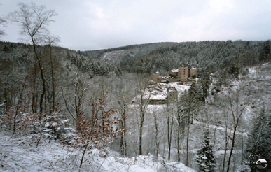Château de Reinhardstein en hiver